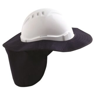 V6 & V9 Hard Hat Brim - Plastic / Polyester - Black