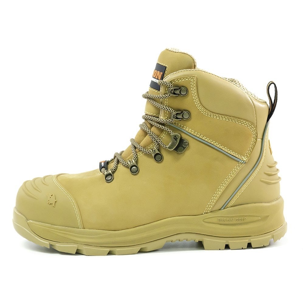 XT Ankle Lace Up Boot With Zip Wheat - Image 4